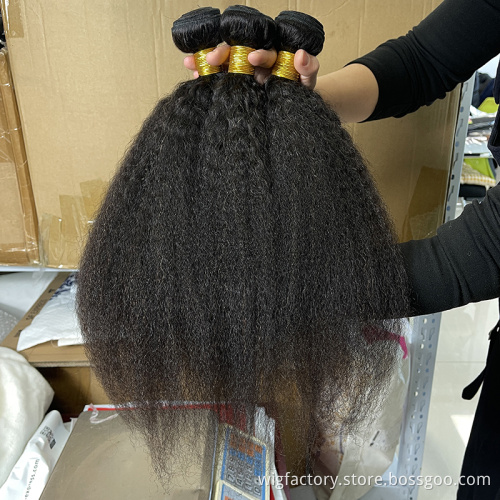 10A Grade Unprocessed  Raw Hair Indian,Virgin Cuticle Aligned Human Hair Bundles and Closure